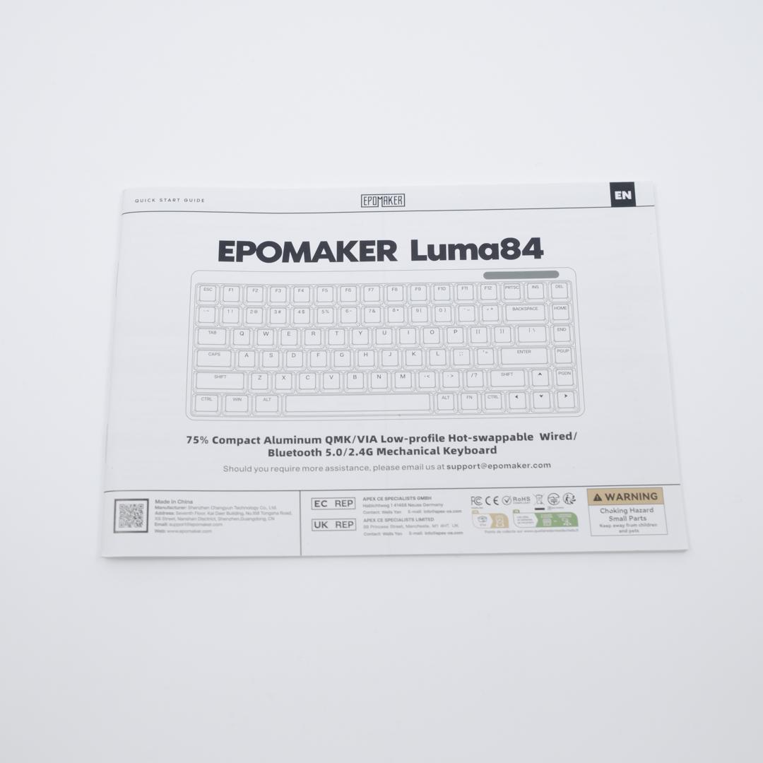 EPOMAKER LUMA84 ロープロファイル キーボード