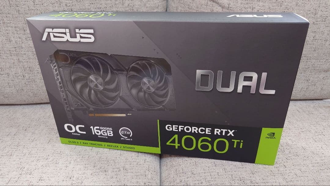 新品 未使用 ASUS DUAL RTX 4060 Ti O16G EVO