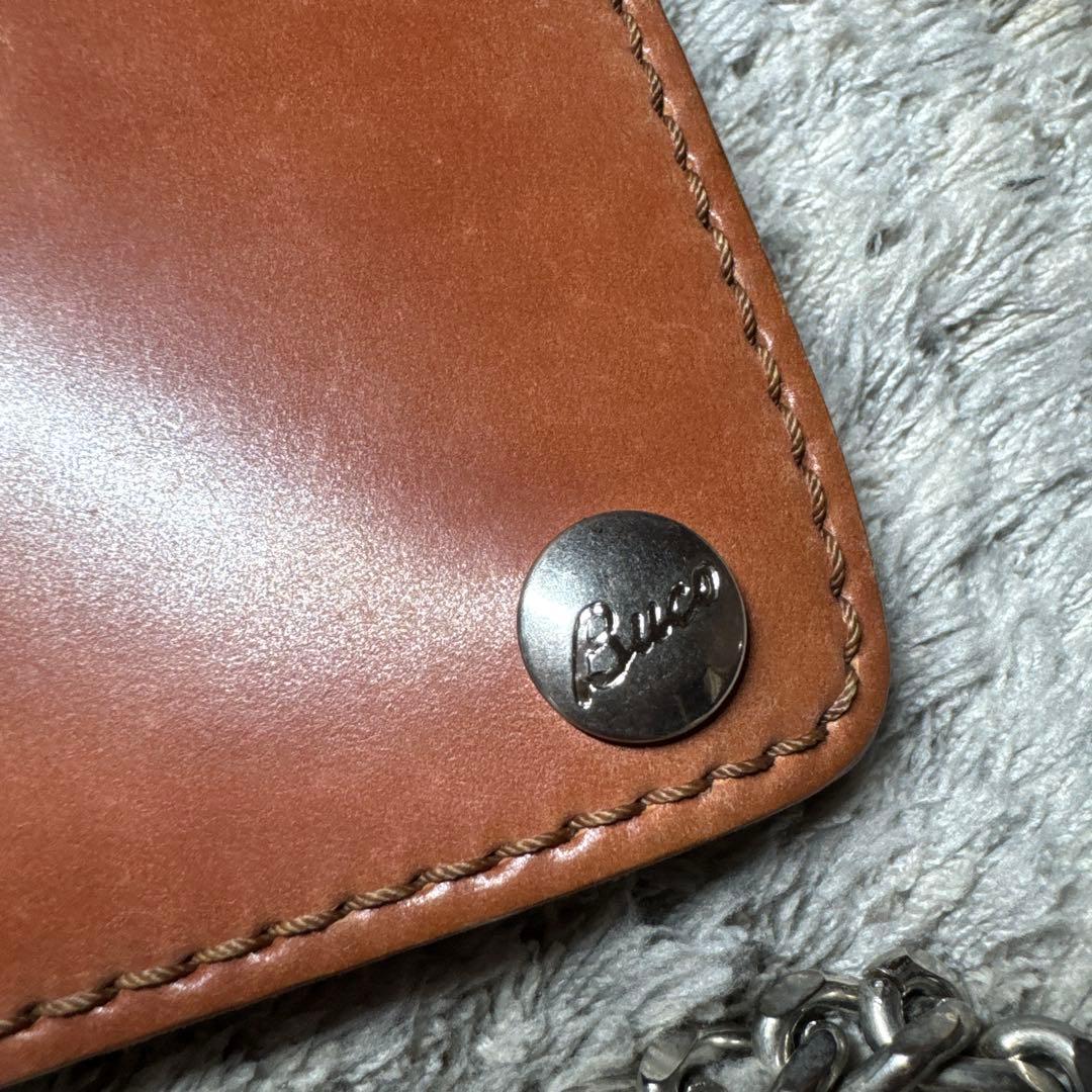 Buco 長財布 本革 レザー ウォレットチェーン トラッカーウォレット