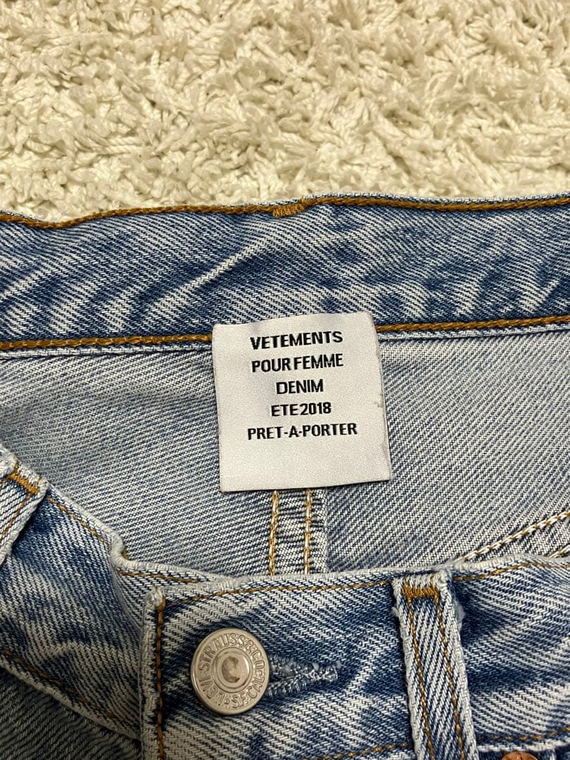 【名作】VETEMENTS ヴェトモン Levi’s再構築スキニージーンズ XS