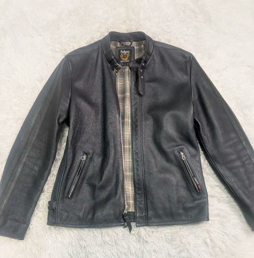 【最終値下げ】Schott レザー シングルライダースジャケット