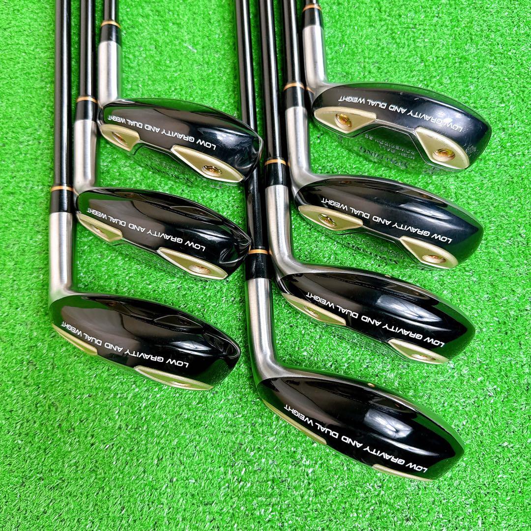 【美品】 SPALDING パワーアイアン SE 7本 ユーティリティアイアン