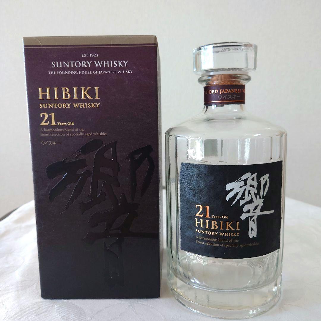 サントリー ウイスキーSUNTORY WHISKY響２１年 ７００ml空瓶箱付