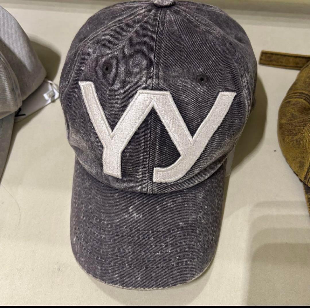 Open Yy オープンワイワイ　グレー　コットンキャップ　韓国