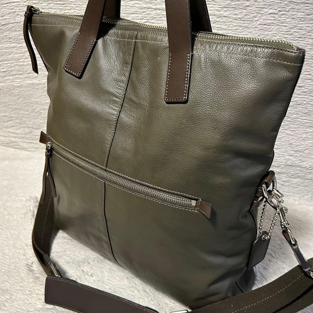 COACH コーチ トンプソン クロスボディ 70493 レザートートバッグ