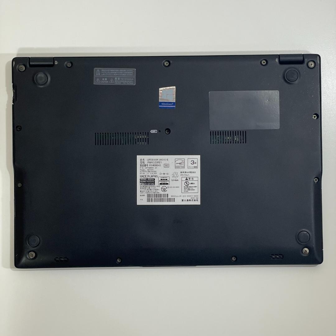 第10世代i5 富士通 LIFEBOOK U9310/E ノートPC 軽量 薄型
