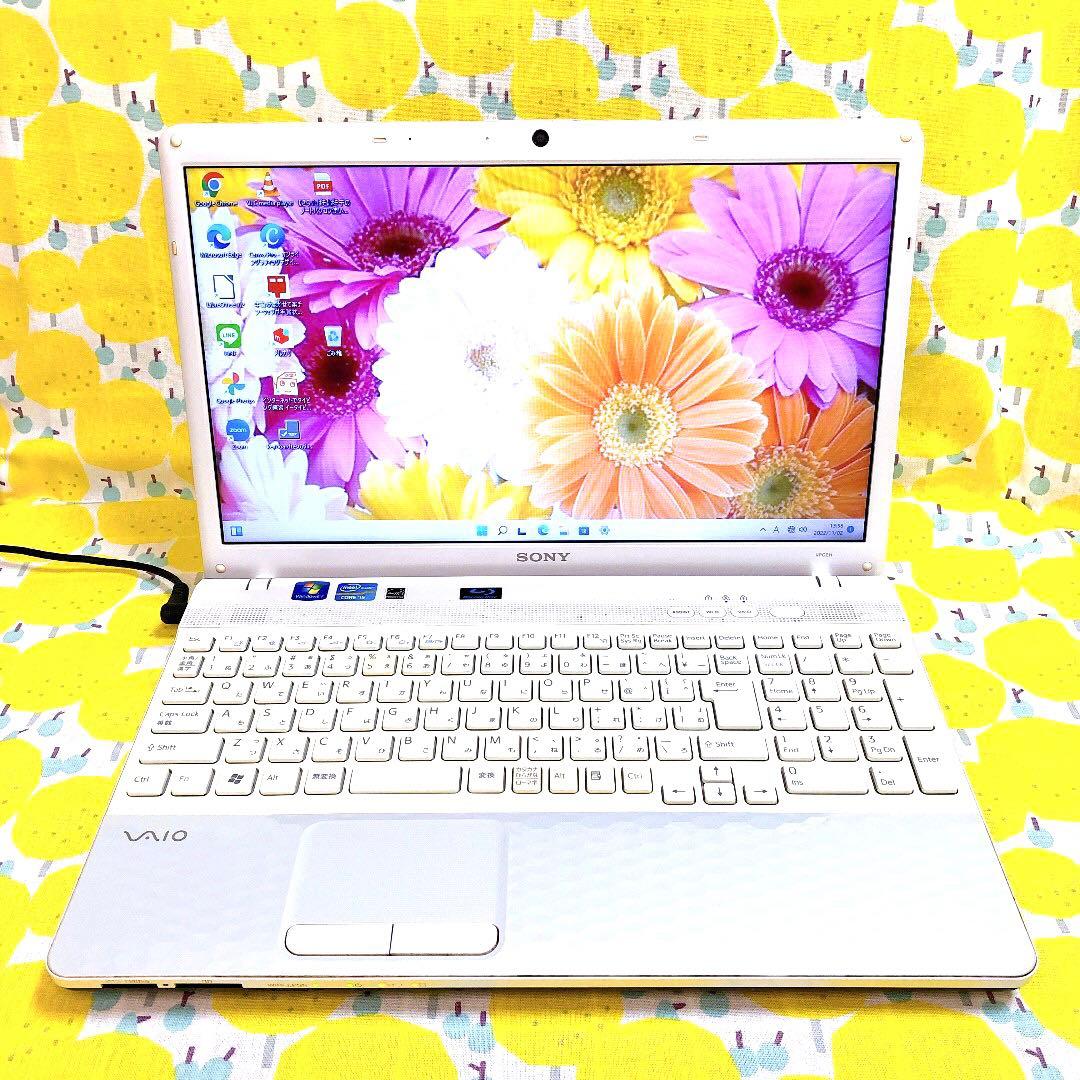 *51❤️SONYの定番人気ノートPC❤️すぐに使えて簡単♪VAIO✨カメラ付き
