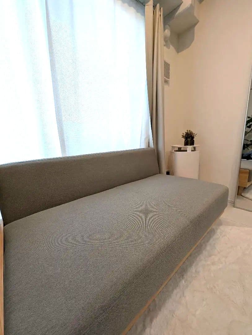 ソファ　グレー　2人掛け