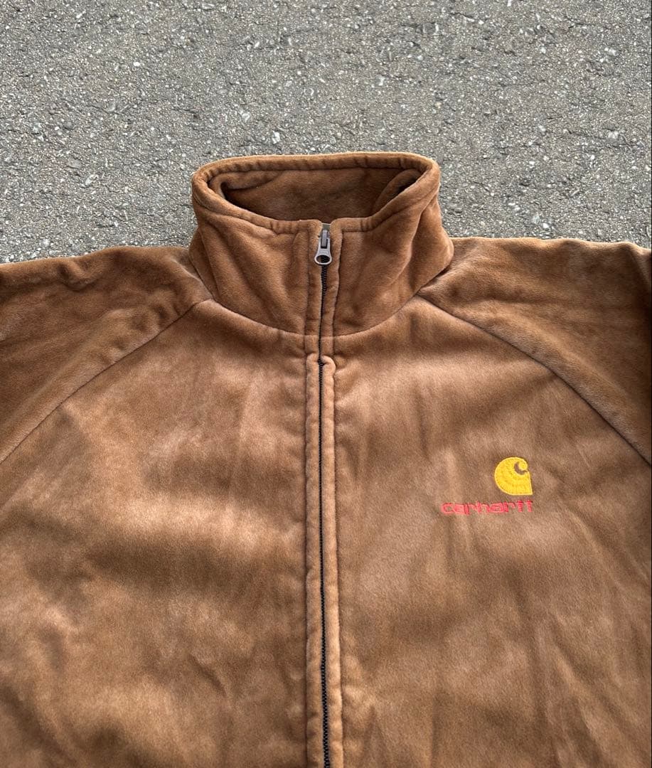 Carhartt カーハート 90s トラックジャケット ベロア 希少