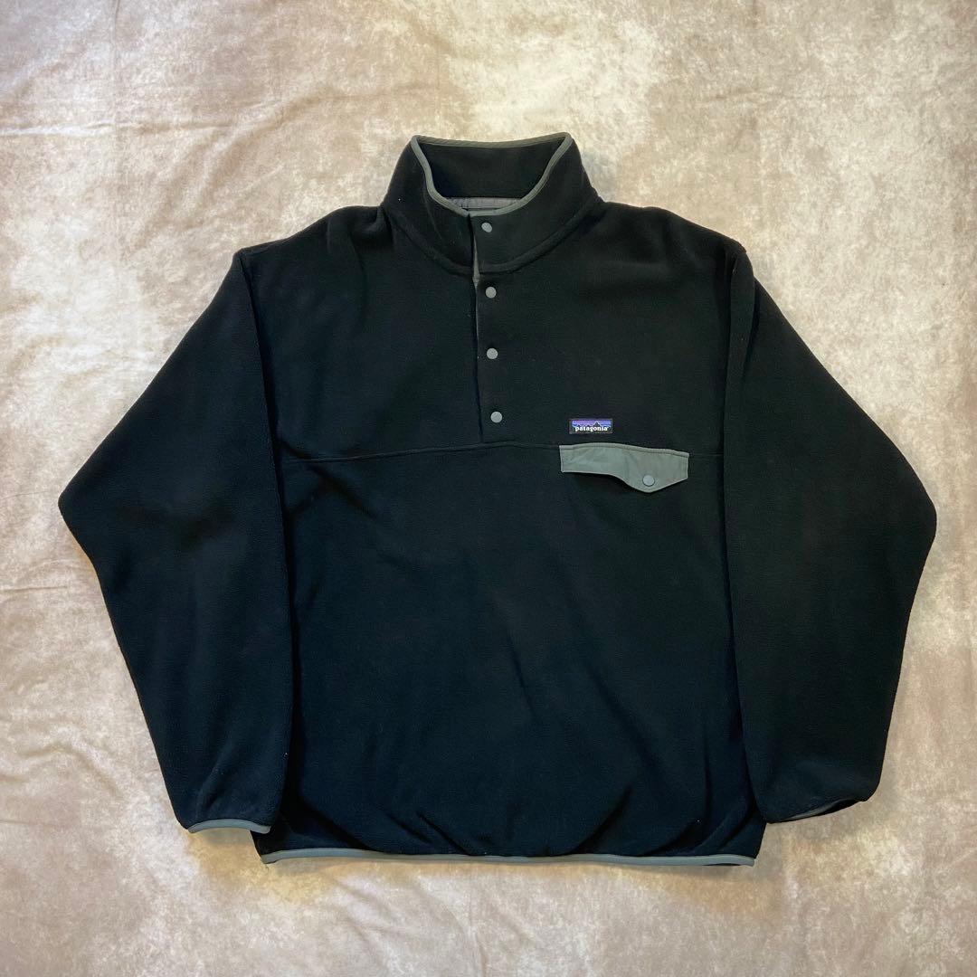 Patagonia スナップT ブラック/グレー L 野村周平着用 2021年製