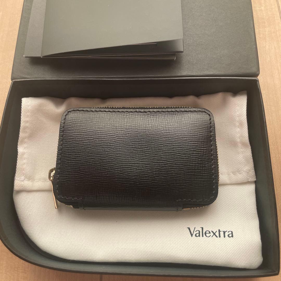 Valextra 黒 レザー ケース