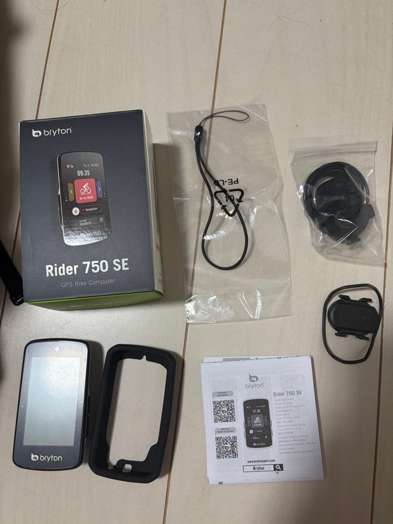 Bryton Rider 750 SE ケイデンスセンサー付属