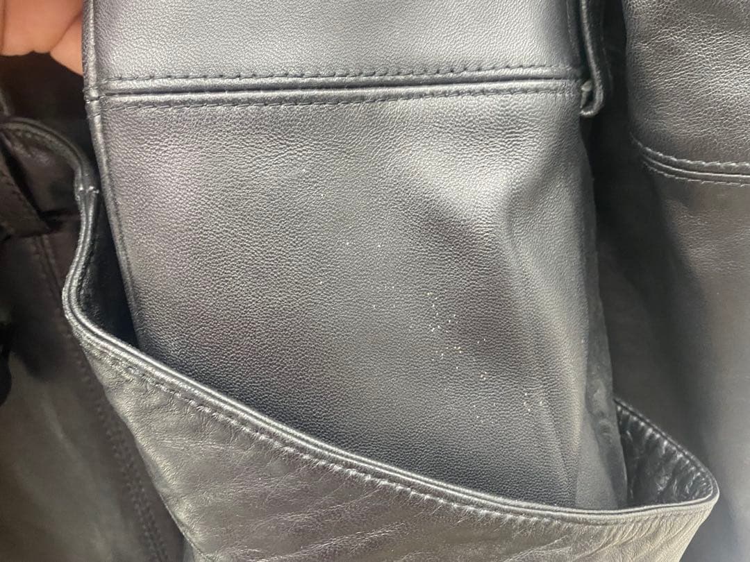 MEN’S TENORAS メンズティノラス レザー トレンチコート Mサイズ