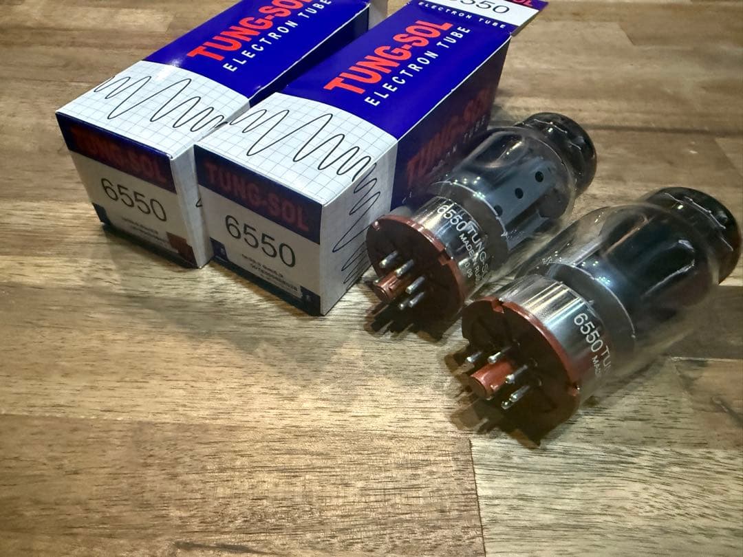 復刻TUNG-SOL 6550 kt88互換　中古美品　マッチドペア