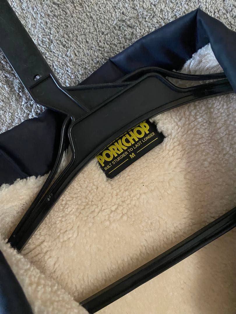 PORK CHOP ネイビー ナイロンジャケット M