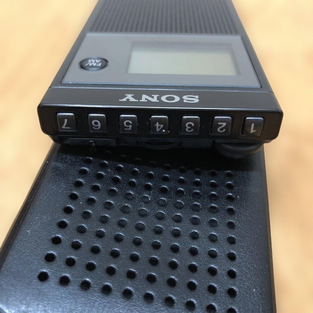 [美品] SONY ソニー FM/AMラジオ SRF-R356 ケース・説明書付