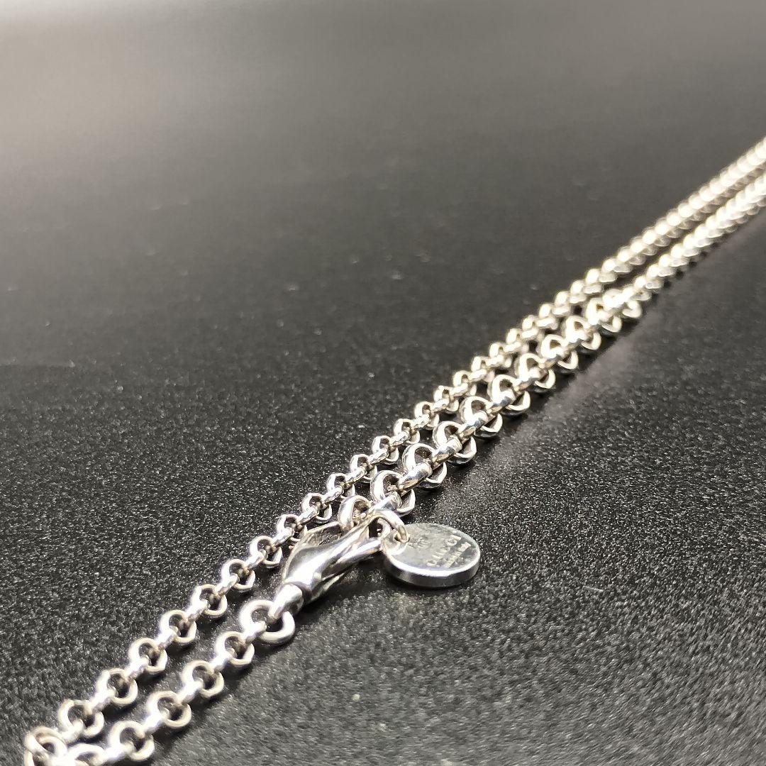 GUCCI あずきチェーン ガンメタ 50cm SILVER925
