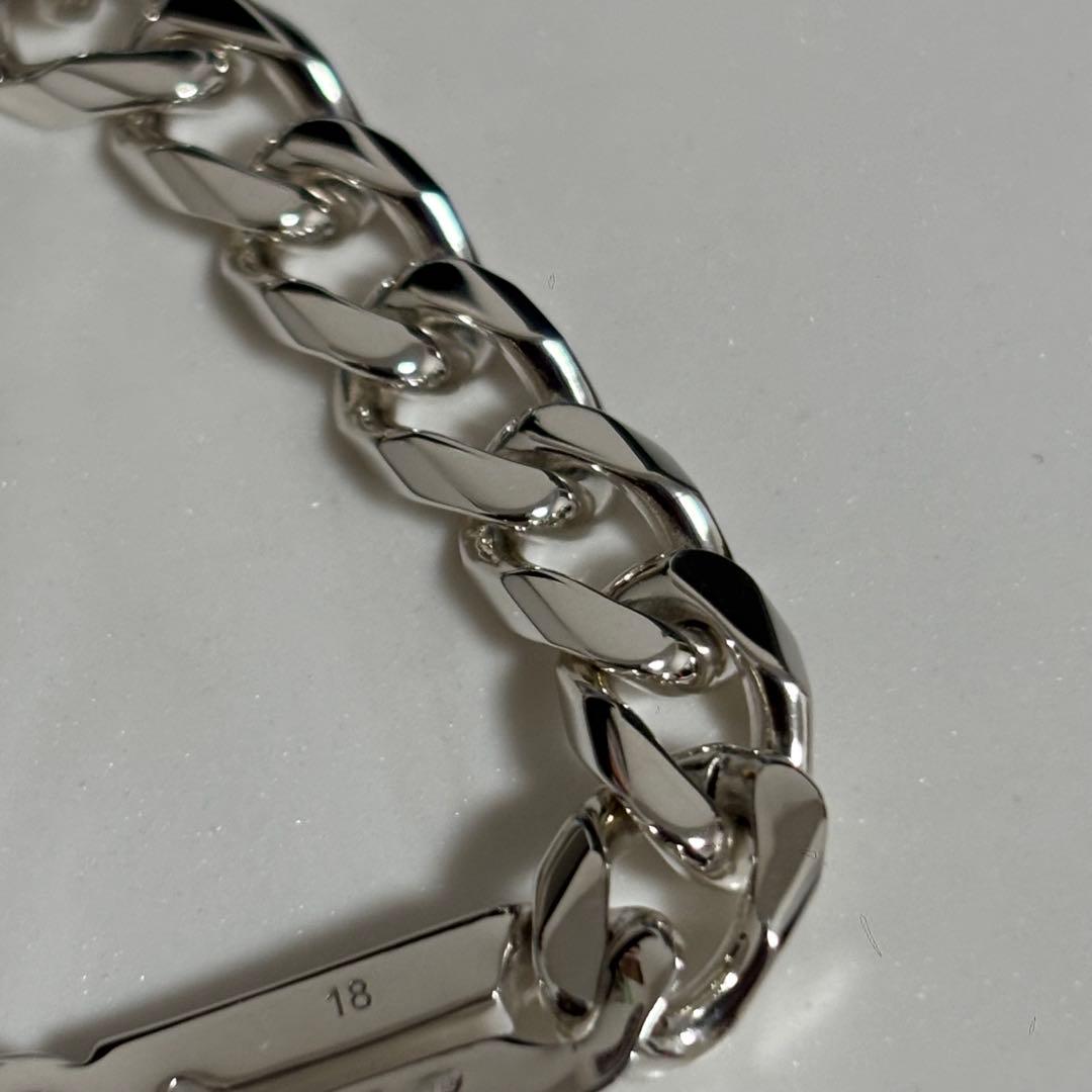 GUCCI 新品同様品【AAA 西島隆弘 着用】ノットブレスレット　刻印18