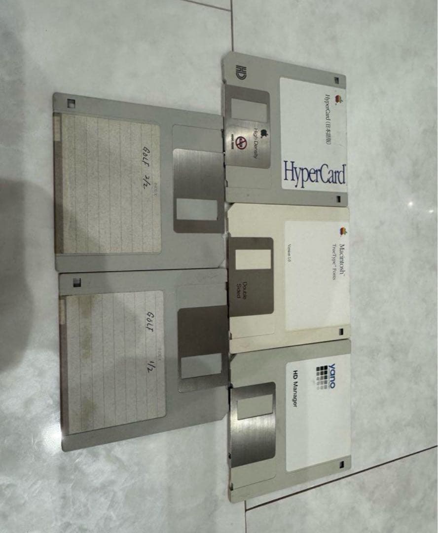 Apple Macintosh SE/30 本体、キーボード、マウス、ゲーム等