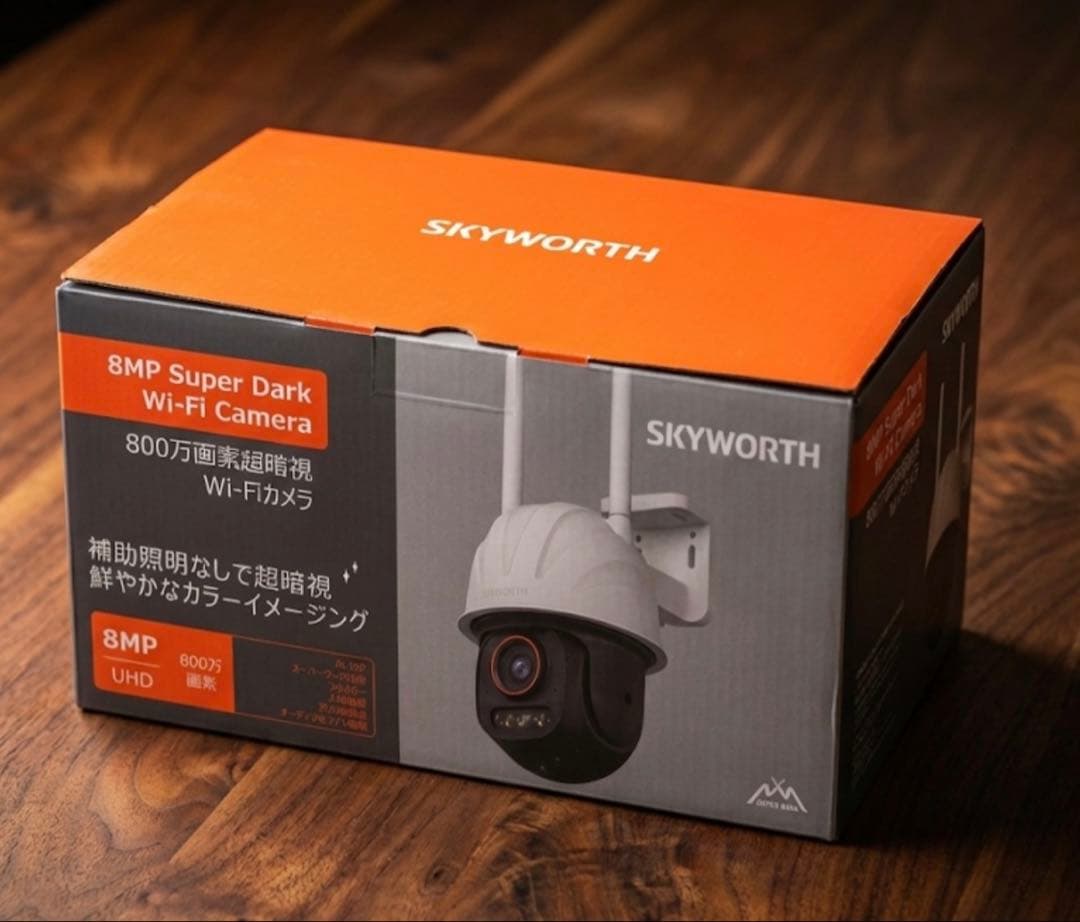 【新品】SKYWORTH 4K 800万画素 防犯カメラ LC2315 超暗視