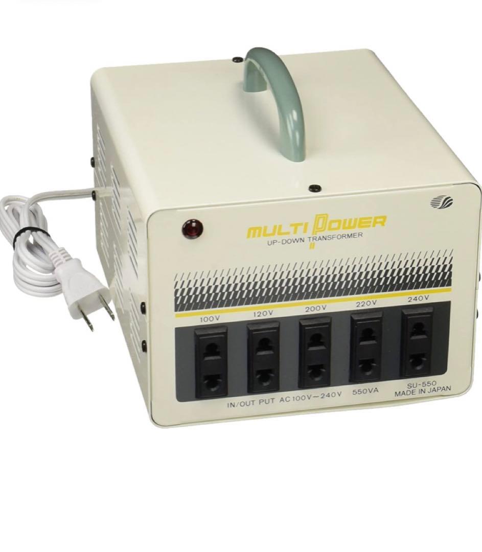 スワロー電機　マルチ変圧器MULTIPOWER 550VA