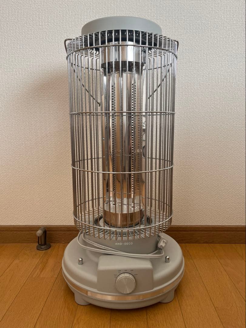【AND-DECO】レトロカーボンヒーター