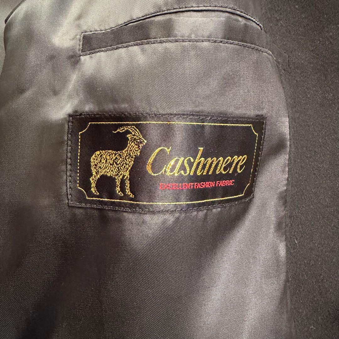 極美品Lサイズ　カシミヤ100% チェスターコート　ロングコート　ブラック