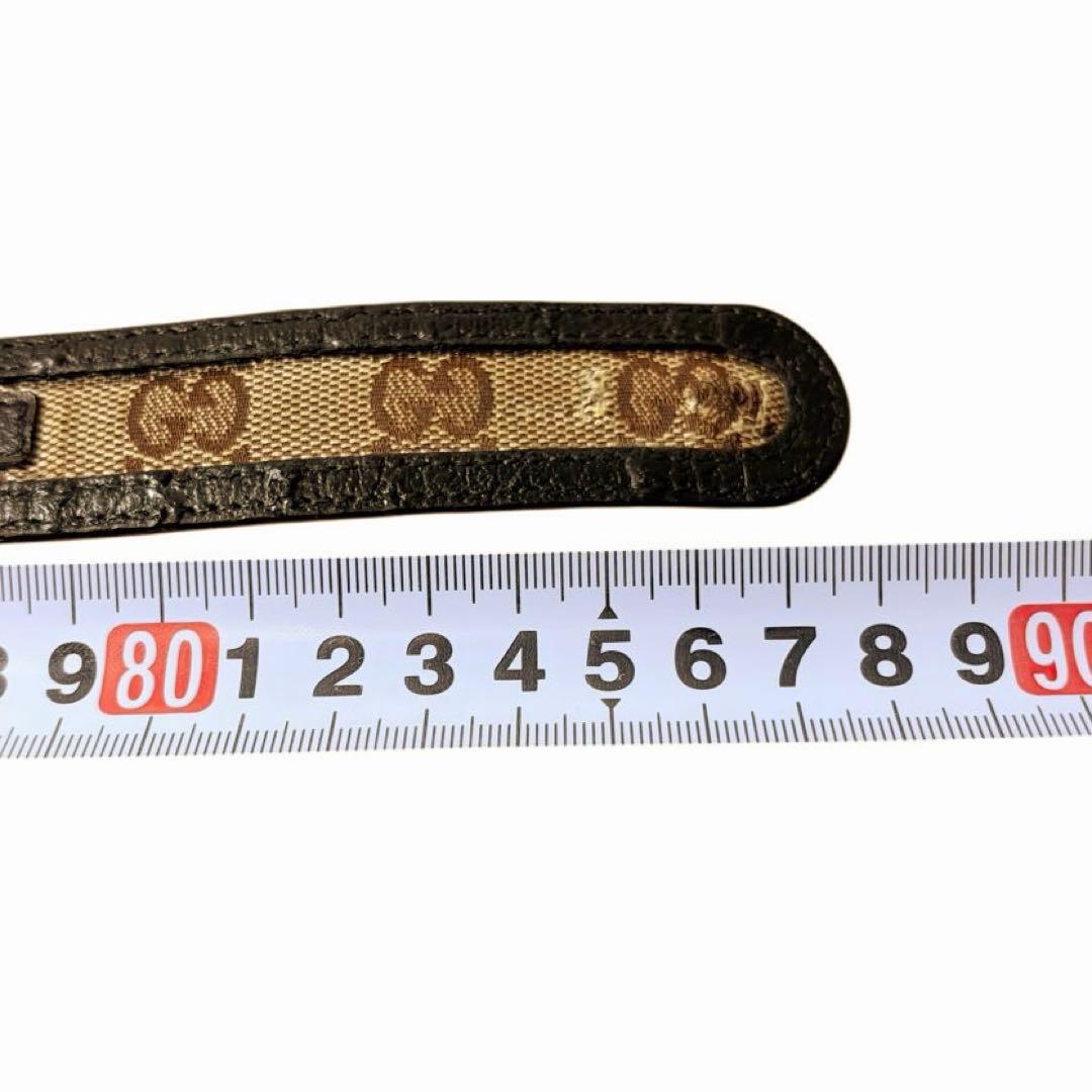 グッチ GUCCI ベルト インターロッキング GG柄 ブラウン キャンバス