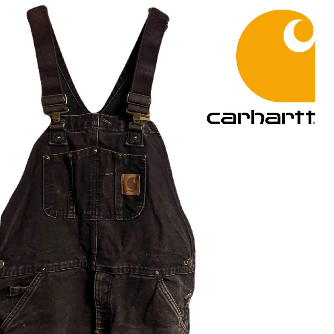 Carhartt（カーハート）ダック オーバーオール/ブラウン/US古着