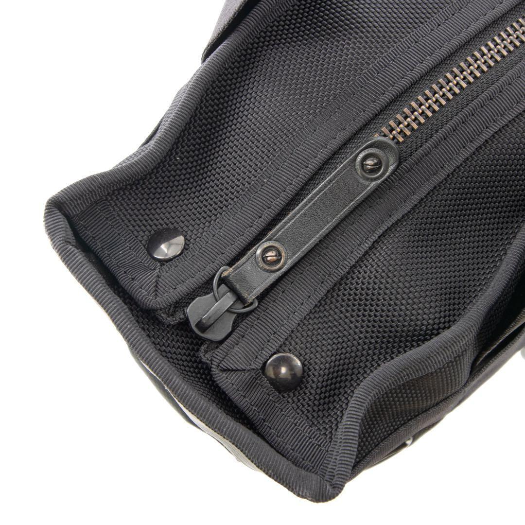 A058【ポーター／ヒート】トートバッグ　ビジネスバッグ　ナイロン　ブラック