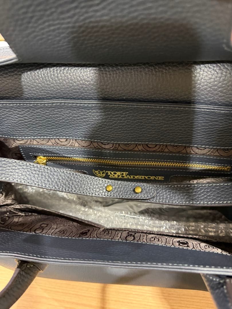 未使用／トフアンドロードストーン　ビジネスバッグ(Ｌ) 濃紺