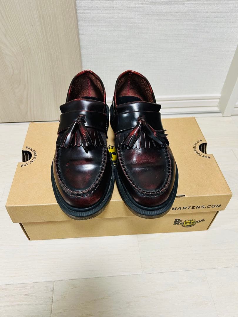 Dr.Martens ドクターマーチン タッセル ローファー チェリーレッド