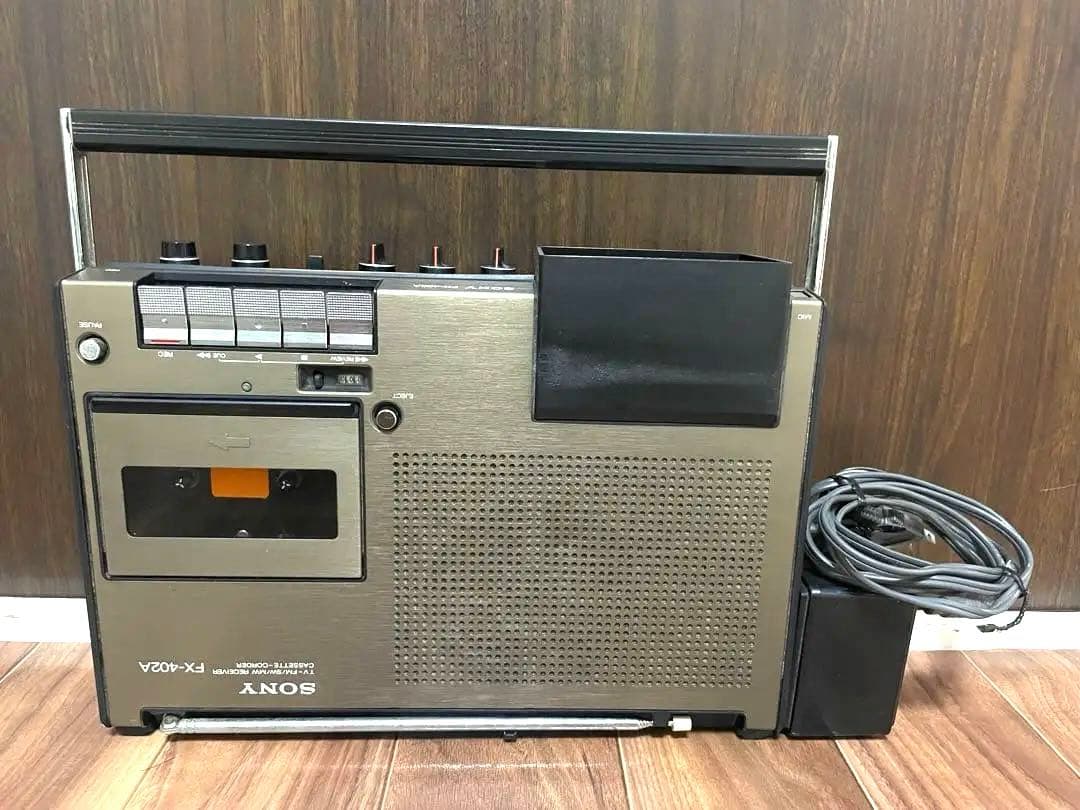 SONY ソニー ラジカセテレビ FX-402A 1978年