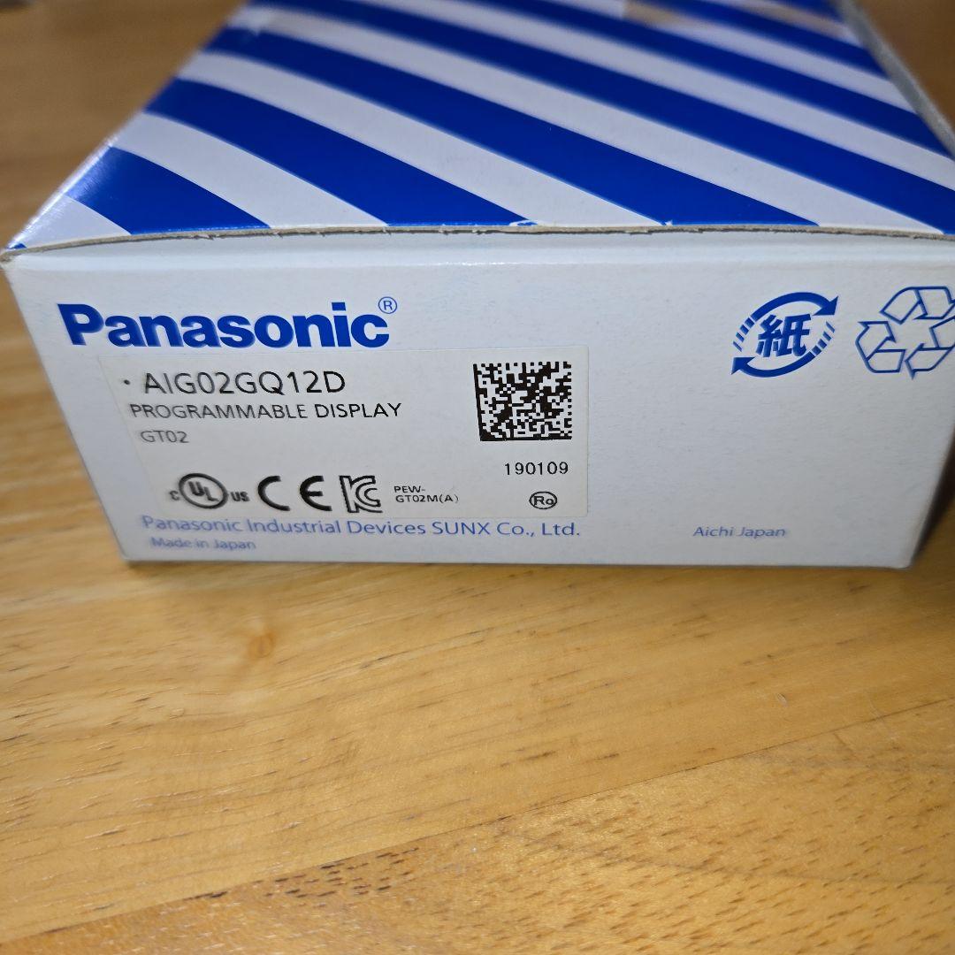 Panasonic 小型プログラマブル表示器 GT02品番AIG02GQ12D