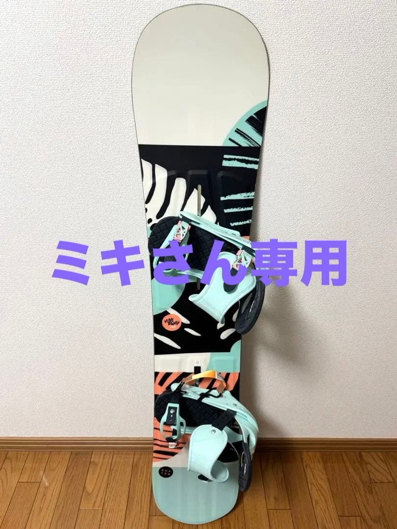【ミキさん専用】BURTON 140 スノーボード ビンディングM バッグ付き