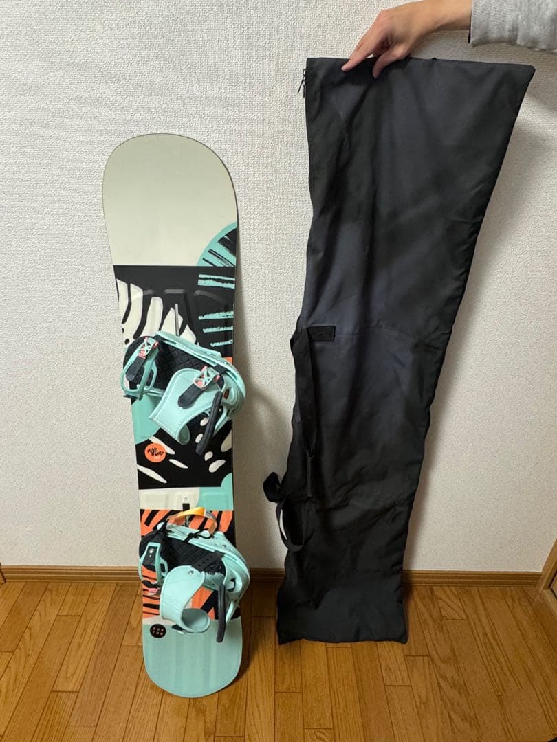 【ミキさん専用】BURTON 140 スノーボード ビンディングM バッグ付き