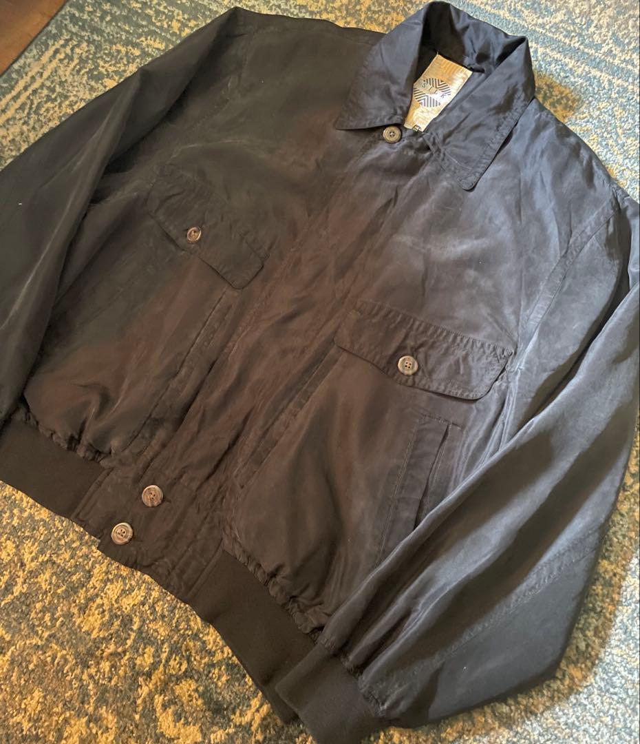 ジャケット・アウター 90s silk jacket blouson
