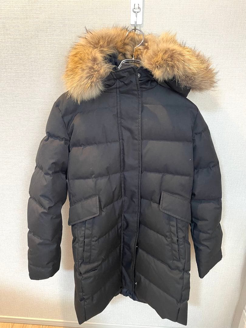 ピレネックス PYRENE GRENOBLE FUR ダウンコート38 黒