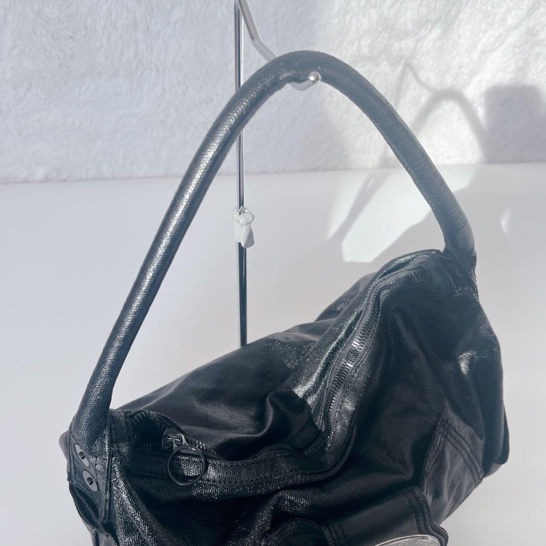 DIESELディーゼル ワンショルダーバッグ ターンロック ブラック y2k