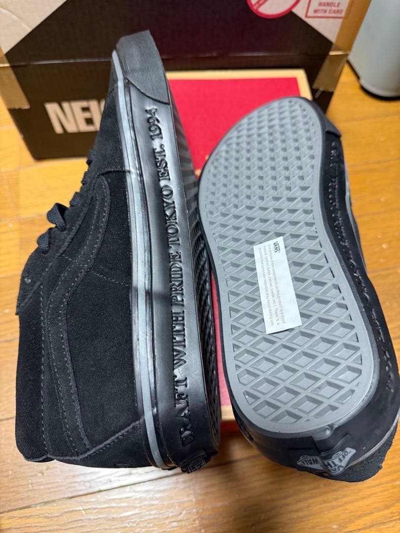 NEIGHBORHOOD × Vans Sk8-Mid 83 DX \"Black