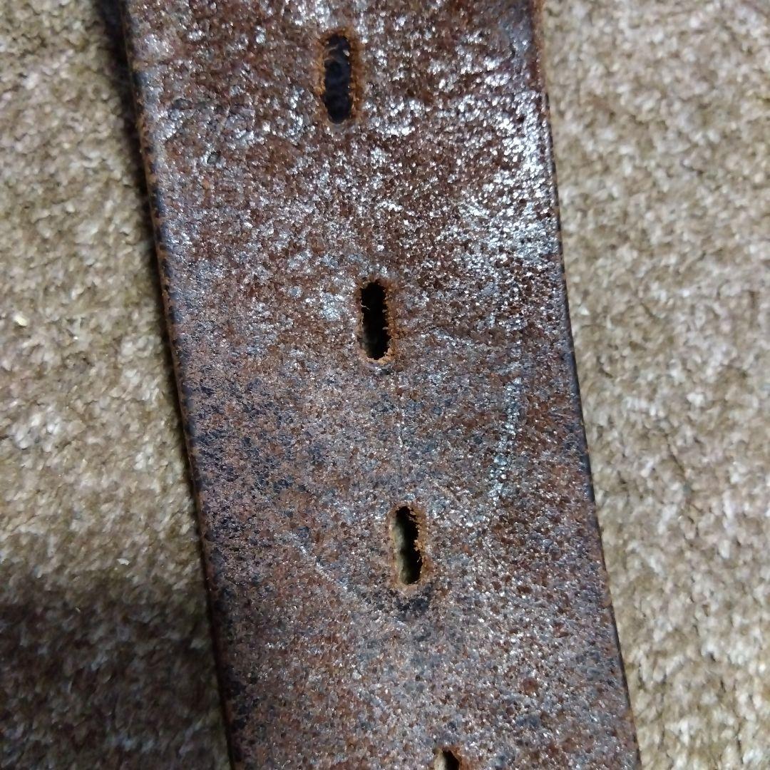 34inch HTC 茶芯 ネイティブ レザースタッズベルト ブラック