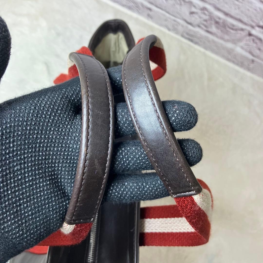 バリー✨トレインスポッティング A4 サイドポケット トートバッグ 本革 レザー