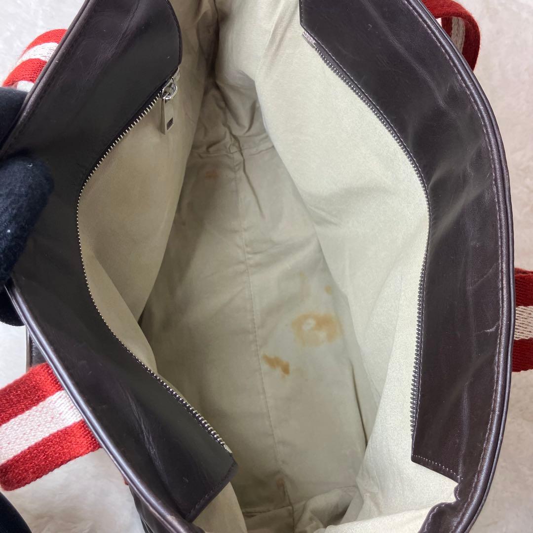 バリー✨トレインスポッティング A4 サイドポケット トートバッグ 本革 レザー