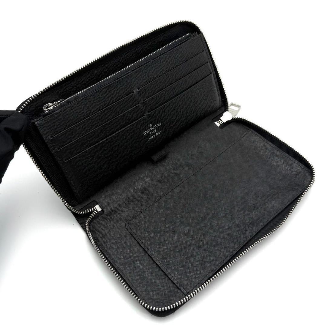 【美品】ルイヴィトン エピ ジッピーオーガナイザー ノワール 二つ折り 長財布
