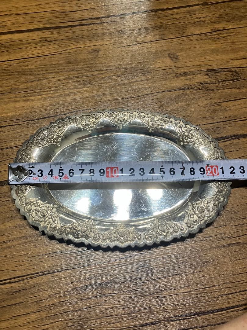 アンティーク銀食器 シルバー800 クリーマー・シュガーポット・トレイセット