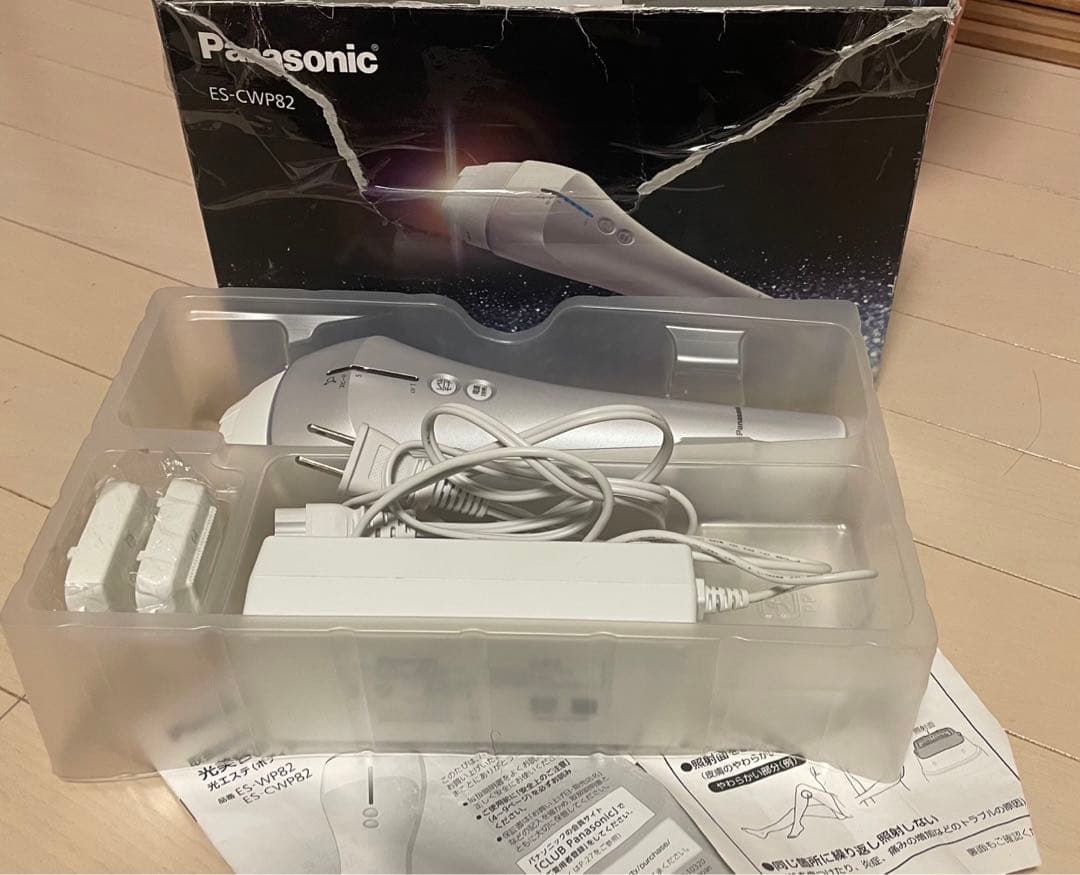 最終価格で　パナソニック　光脱毛器光エステボディー&フェイス用ES-CWP82