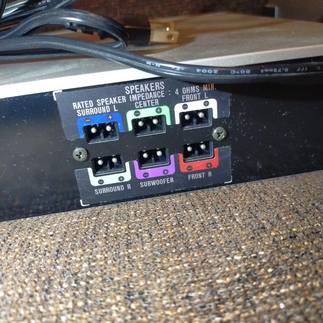 シャープSHARP5.1chシアターサラウンドスピーカーシステムSDAT1アンプ