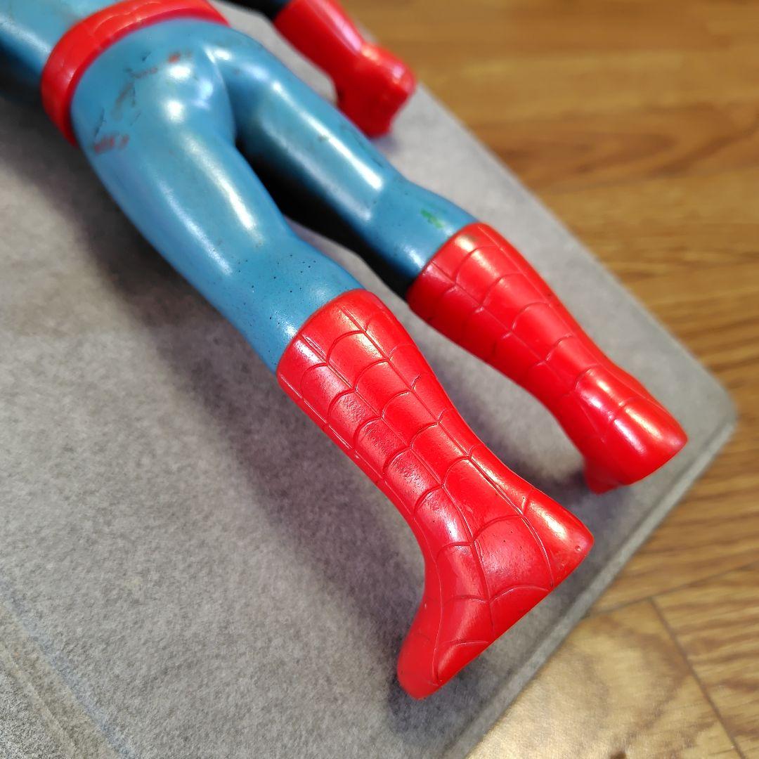 【レア品・当時物】スパイダーマン　ソフビ　1978年　東映