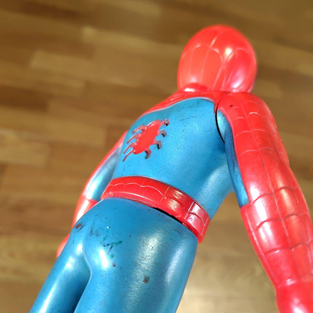 【レア品・当時物】スパイダーマン　ソフビ　1978年　東映