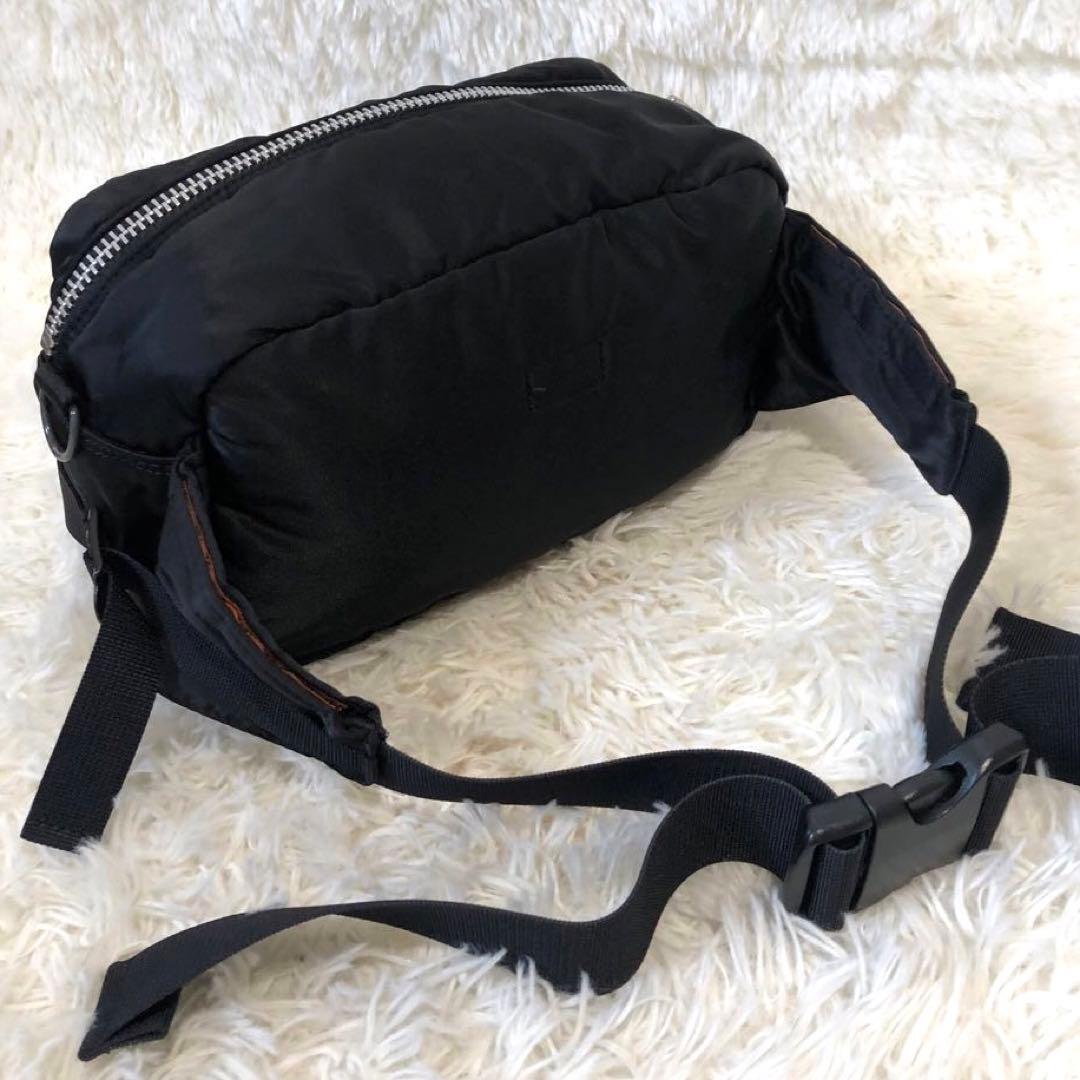 未使用級✨ポーター ウエストバッグ　ショルダーバッグ ブラック　メンズ
